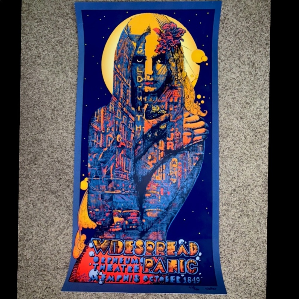 Widespread Panic Memphis 2014 Welker Poster